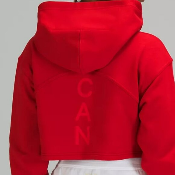 LULULEMON TEAM CANADA ALL YOURS CROPPED HOODIE - Picture 5 of 7